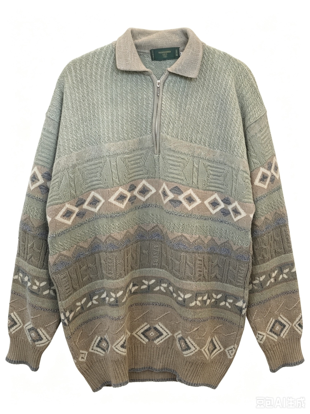 Valentino half zip men pullover sweater